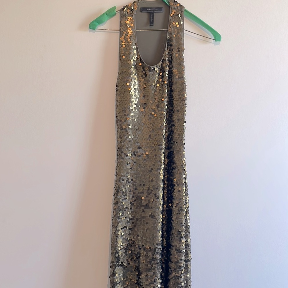 BCBG Maxazria sequin gown